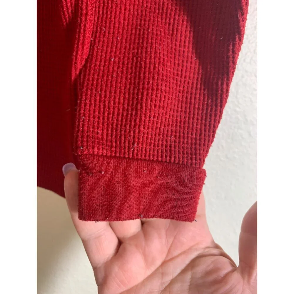 Carters Dinosaur Long Sleeve Thermal T Shirt Toddler Boys Size 4T Red AC1